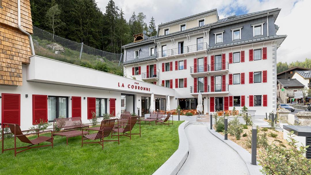 Hotel Restaurant La Couronne Chamonix Mont Blanc Exterior foto