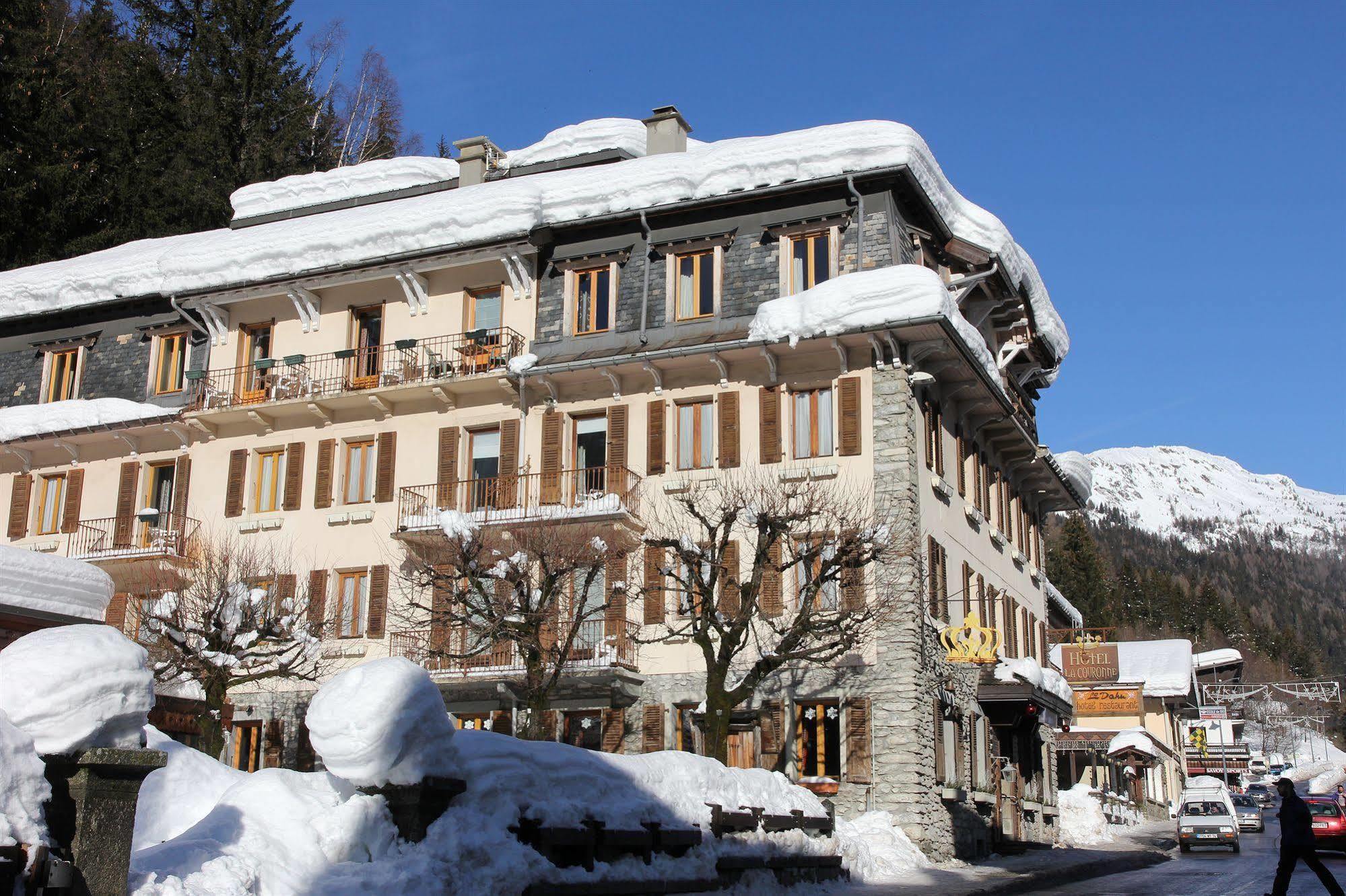 Hotel Restaurant La Couronne Chamonix Mont Blanc Exterior foto